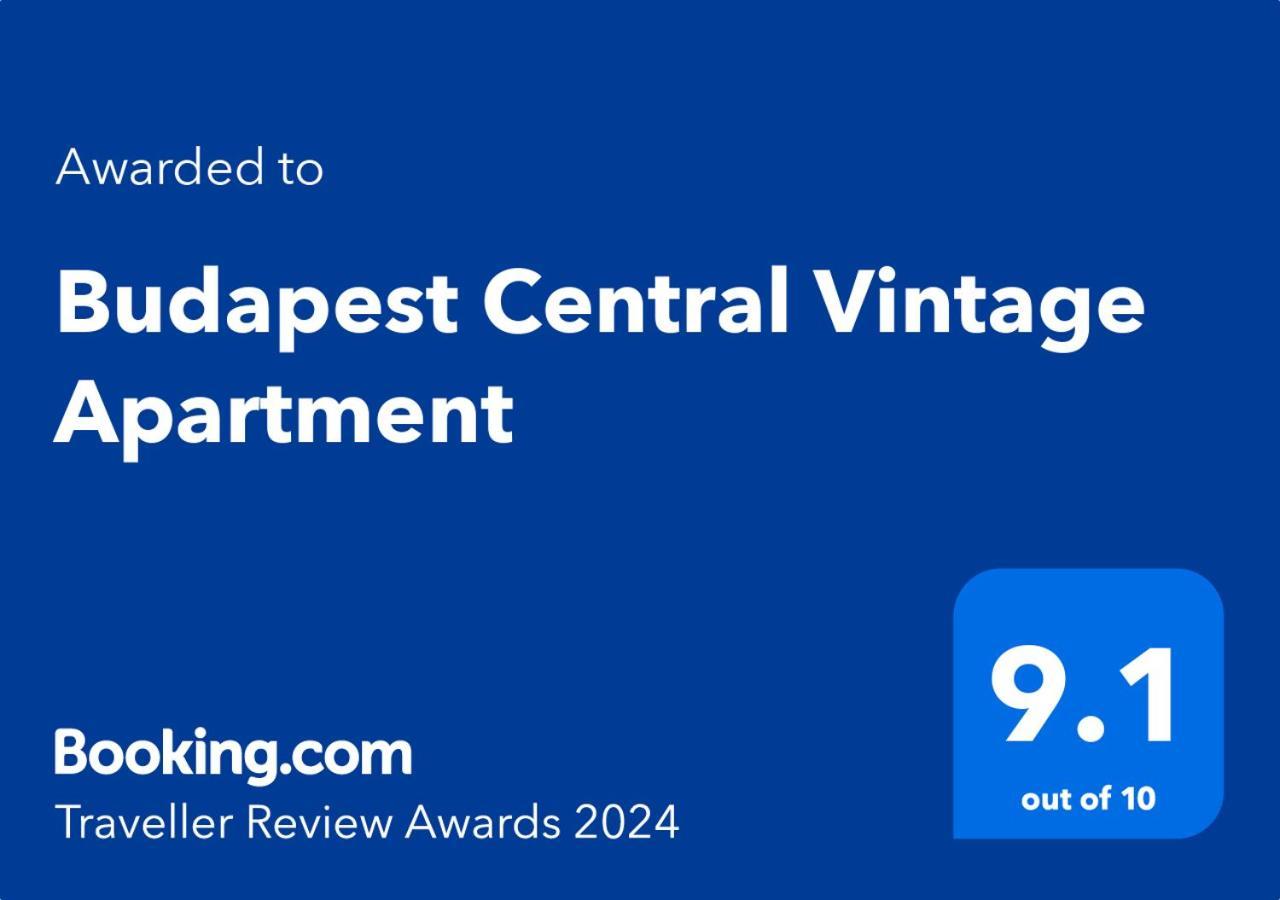 Budapest Central Vintage Apartment Eksteriør bilde